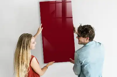 Tableau magnétique pour écrire de couleur bordeaux
