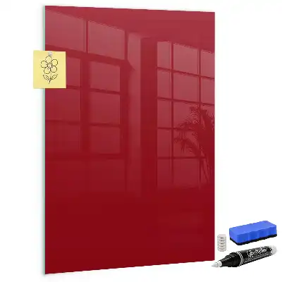 Tableau magnétique pour dessiner couleur rouge