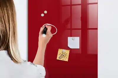 Tableau magnétique pour dessiner couleur rouge