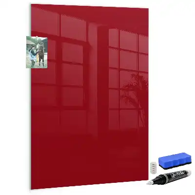 Tableau magnétique pour dessiner couleur rouge
