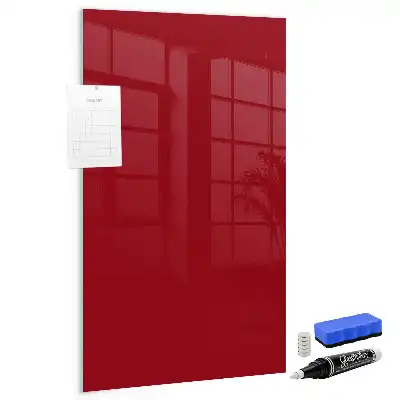Tableau magnétique pour dessiner couleur rouge