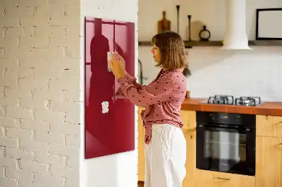 Tableau magnétique pour dessiner couleur rouge