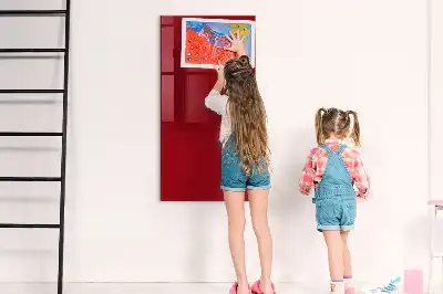 Tableau magnétique pour dessiner couleur rouge