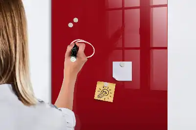 Tableau magnétique pour dessiner couleur rouge