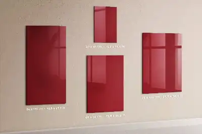 Tableau magnétique pour dessiner couleur rouge