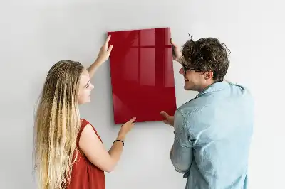 Tableau magnétique pour dessiner couleur rouge