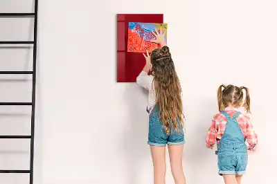 Tableau magnétique pour dessiner couleur rouge