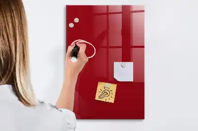 Tableau magnétique pour dessiner couleur rouge