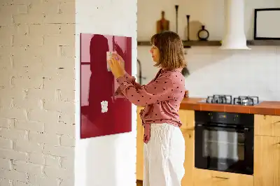 Tableau magnétique pour dessiner couleur rouge