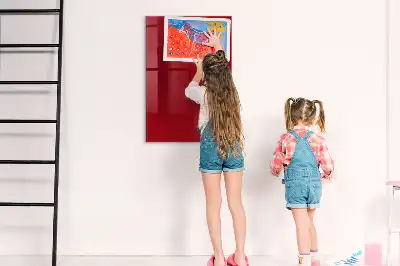 Tableau magnétique pour dessiner couleur rouge