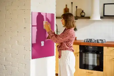 Tableau magnétique pour écrire couleur rose vif