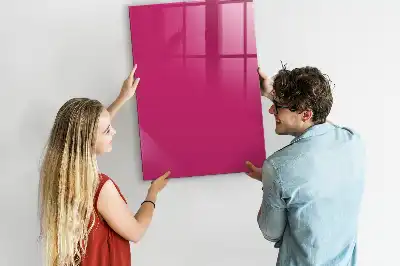 Tableau magnétique pour écrire couleur rose vif