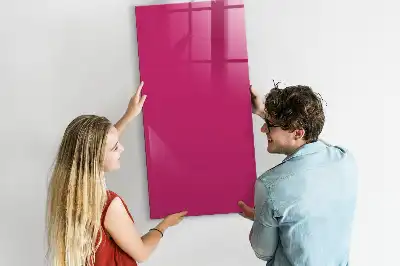 Tableau magnétique pour écrire couleur rose vif