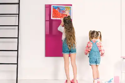 Tableau magnétique pour écrire couleur rose vif