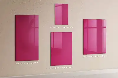 Tableau magnétique pour écrire couleur rose vif