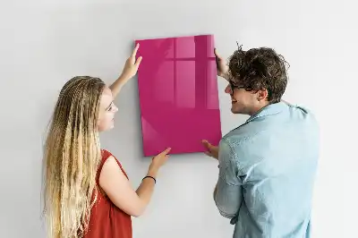 Tableau magnétique pour écrire couleur rose vif