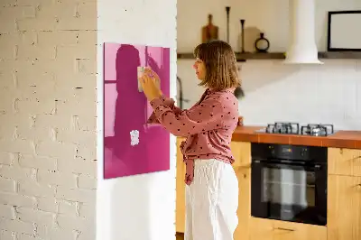 Tableau magnétique pour écrire couleur rose vif
