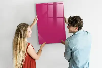 Tableau magnétique pour écrire couleur rose vif
