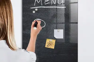 Panneau de menu magnétique tableau pour écrire