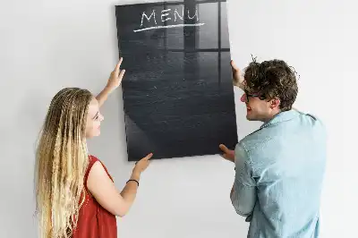 Panneau de menu magnétique tableau pour écrire