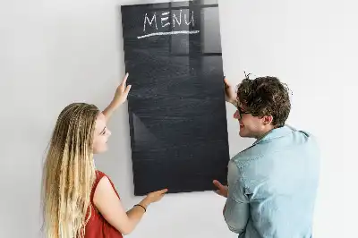 Panneau de menu magnétique tableau pour écrire