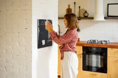 Panneau de menu magnétique tableau pour écrire