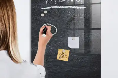 Panneau de menu magnétique tableau pour écrire