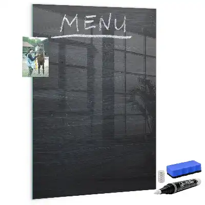 Panneau de menu magnétique tableau pour écrire