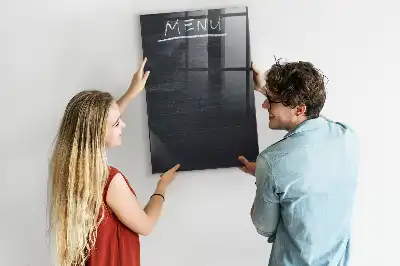Panneau de menu magnétique tableau pour écrire