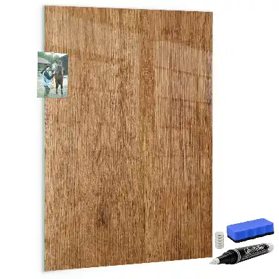 Tableau magnétique pour dessiner en bois aux tons chauds