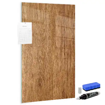 Tableau magnétique pour dessiner en bois aux tons chauds