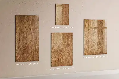 Tableau magnétique pour dessiner en bois aux tons chauds