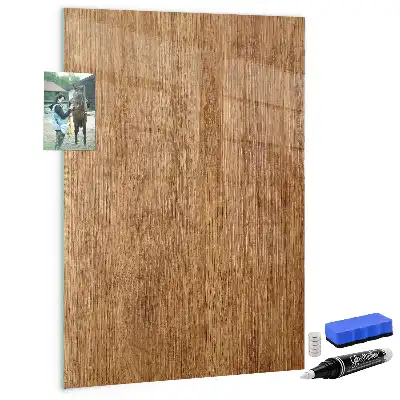Tableau magnétique pour dessiner en bois aux tons chauds