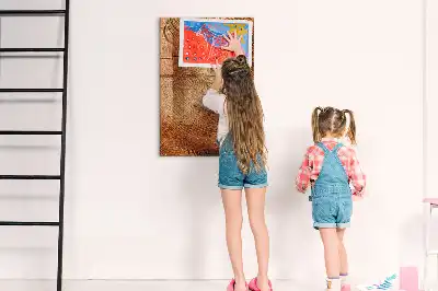 Tableau magnétique pour dessiner motif de coupe transversale d'un tronc
