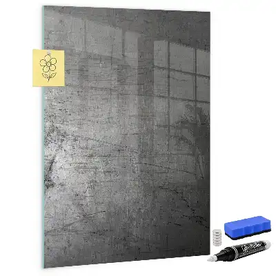 Tableau magnétique pour dessiner en métal rayé