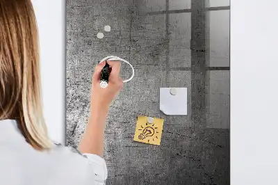 Tableau magnétique pour dessiner en métal rayé