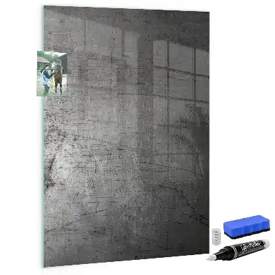 Tableau magnétique pour dessiner en métal rayé