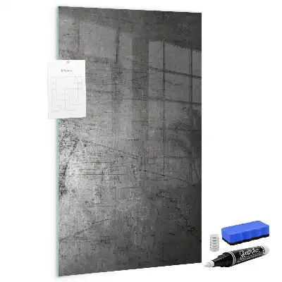 Tableau magnétique pour dessiner en métal rayé