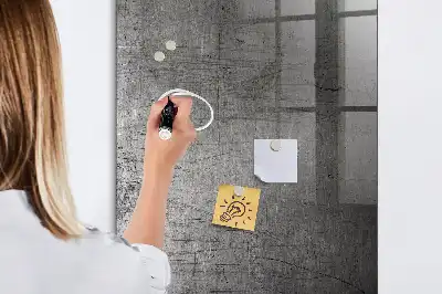 Tableau magnétique pour dessiner en métal rayé