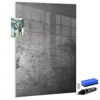 Tableau magnétique pour dessiner en métal rayé