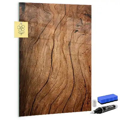 Tableau magnétique pour écrire en vieux bois
