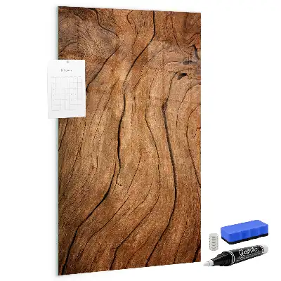 Tableau magnétique pour écrire en vieux bois