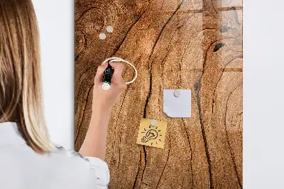Tableau magnétique pour écrire en vieux bois