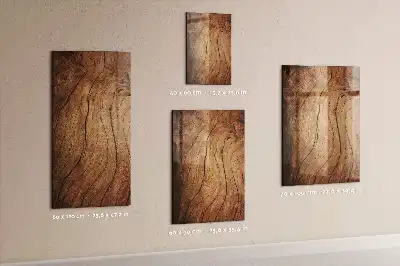 Tableau magnétique pour écrire en vieux bois