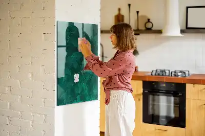 Tableau magnétique pour écrire bloc d'émeraude