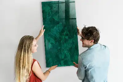 Tableau magnétique pour écrire bloc d'émeraude