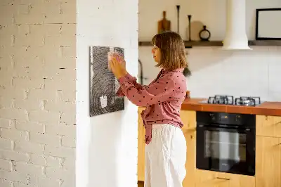 Tableau magnétique pour dessiner motif cernes d'arbre
