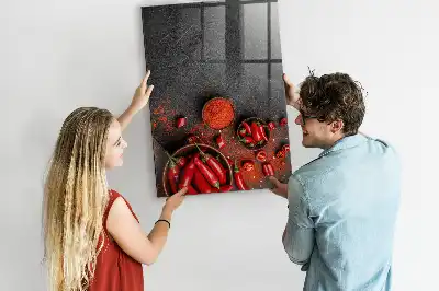 Paprika moulu en tableau magnétique pour écrire
