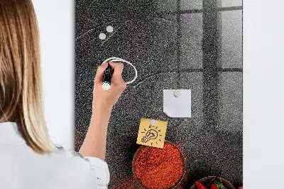 Paprika moulu en tableau magnétique pour écrire