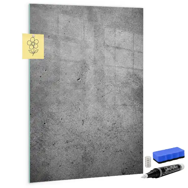Tableau magnétique pour dessiner en béton